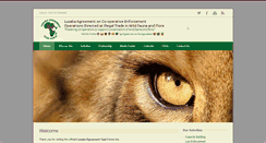 Desktop Screenshot of lusakaagreement.org