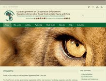 Tablet Screenshot of lusakaagreement.org